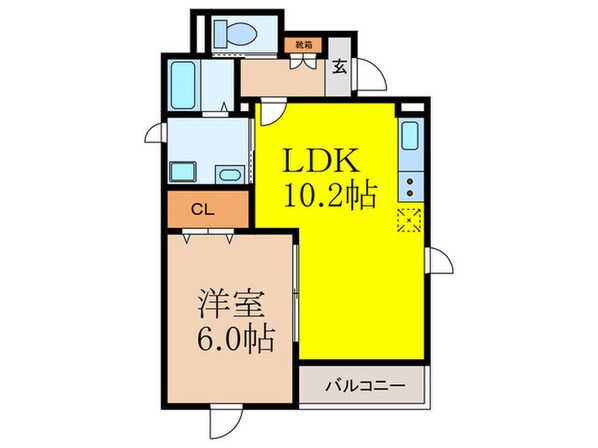 アーク橋の内の物件間取画像